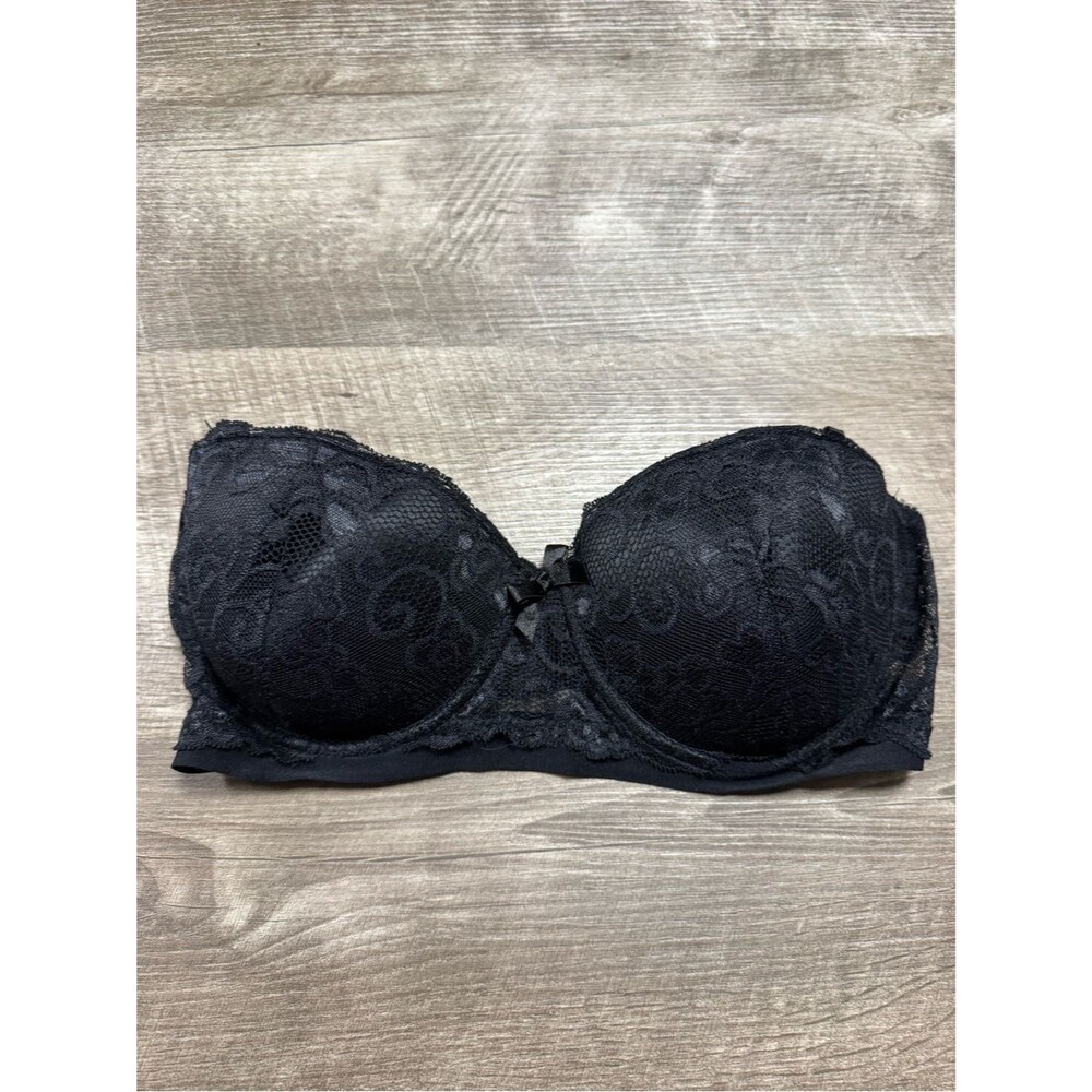 Tracy Black Strapless Bra Size 40C